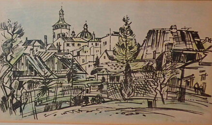 POHLED NA PRAHU - SLABÝ KAREŠ KAREL