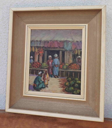 OVOCNÁŘSKÝ KRÁMEK V SAMARKANDU - SOUČEK KAREL