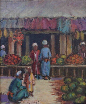 OVOCNÁŘSKÝ KRÁMEK V SAMARKANDU - SOUČEK KAREL