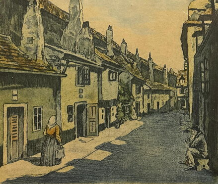 PRAHA ZLATÁ ULIČKA - SOUČEK VÁCLAV