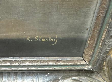 ZÁTIŠÍ S BAŽANTEM A OVOCEM - ŠŤASTNÝ K.