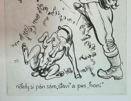 NĚKDY SI PÁN SÁM "STAVÍ" A PES "HONÍ" - AKTY MYSLIVECKÁ LATINA - ŠTIKA JAROSLAV