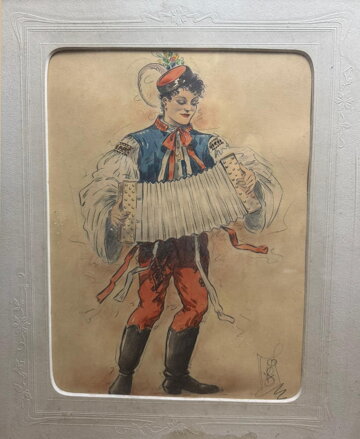 HARMONIKÁŘKA V KROJI - ŠTIKA JAROSLAV HARMONIKÁŘKA V KROJI - ŠTIKA JAROSLAV