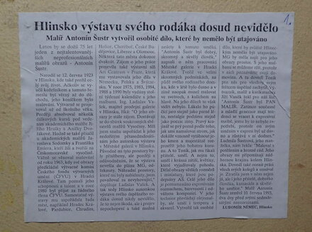 MODERNA JARO NA HLINECKU - ŠUSTR ANTONÍN