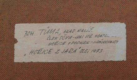 HOŘICE Z JARA - TŮMA BOHUSLAV