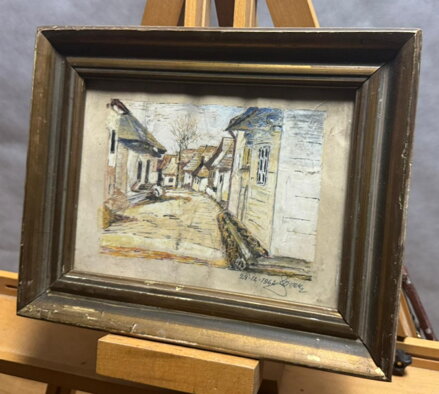 ULIČNÍ SCÉNA - SIGNOVÁN