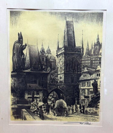 PRAHA MALOSTRANSKÉ MOSTECKÉ VĚŽE - VAIC JOSEF
