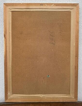 VELKÁ KYTICE FIALOVÝCH A BÍLÝCH ŠEŘÍKŮ - NEZNÁMÝ AUTOR