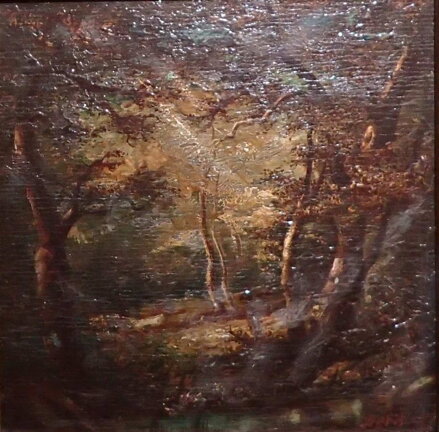 LESNÍ SCENÉRIE - VERIS ZAMAZAL JAROSLAV