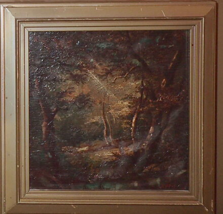 LESNÍ SCENÉRIE - VERIS ZAMAZAL JAROSLAV