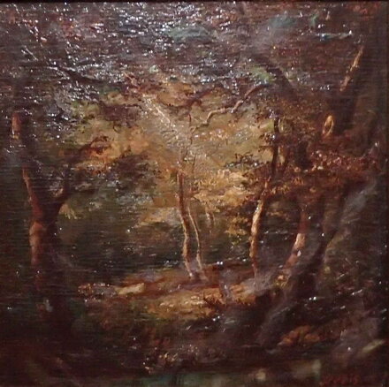 LESNÍ SCENÉRIE - VERIS ZAMAZAL JAROSLAV