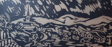 VESNIČKA S KOSTELÍKEM - SIGNOVÁN