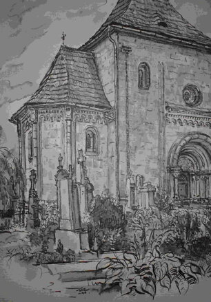 ROMÁNSKÁ KAPLE VE VINCI - VIK KAREL