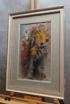 KVĚTINY VE VÁZE - IMPRESE - VONDRÁČEK JOSEF