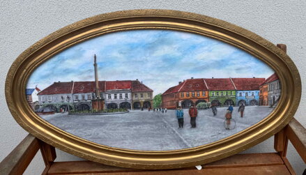 NYMBURK JIŽNÍ ČÁST NÁMĚSTÍ S VJEZDEM NA MOST V ROCE 1940 - VORLÍČEK JAN