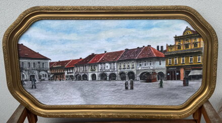 NYMBURK RIEGROVO NÁMĚSTÍ NYNĚJŠÍ NÁMĚSTÍ PŘEMYSLOVCŮ V ROCE 1925 - VORLÍČEK JAN