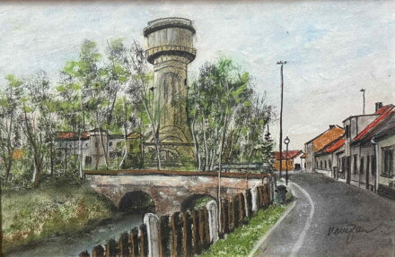 NYMBURK ULICE MALÉ VALY S VODÁRNOU - VORLÍČEK JAN