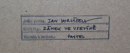 ZÁMEK VE VSETÍNĚ - VORLÍČEK JAN