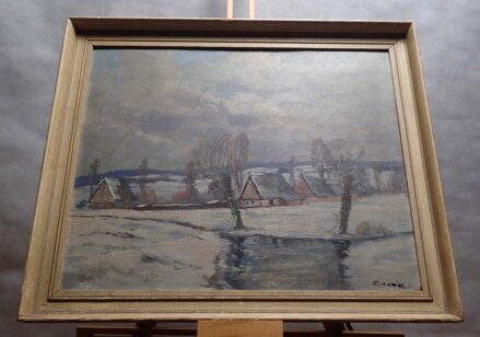 VRBY V ZIMĚ ZA VSÍ - SIGNOVÁN