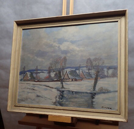 VRBY V ZIMĚ ZA VSÍ - SIGNOVÁN