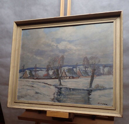 VRBY V ZIMĚ ZA VSÍ - SIGNOVÁN