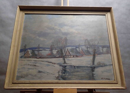 VRBY V ZIMĚ ZA VSÍ - SIGNOVÁN