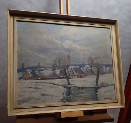 VRBY V ZIMĚ ZA VSÍ - SIGNOVÁN