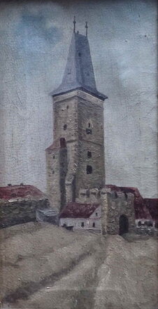 VYSOKÁ BRÁNA V RAKOVNÍKU - NEZNÁMÝ AUTOR