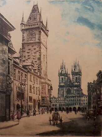 PRAHA STAROMĚSTSKÁ RADNICE A NÁMĚSTÍ - WÄNKE EMIL