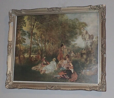 WATTEAU ANTOINE THE FEAST OF LOVE - REPRODUKCE