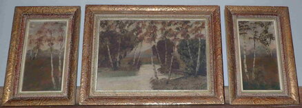 TRIPTYCH PODZIMNÍ KRAJINY - ŽÁK J.