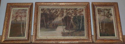 TRIPTYCH PODZIMNÍ KRAJINY - ŽÁK J.