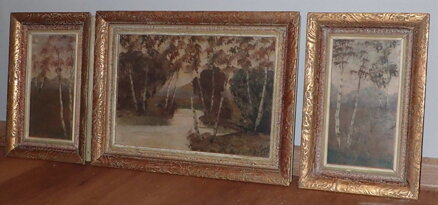TRIPTYCH PODZIMNÍ KRAJINY - ŽÁK J.