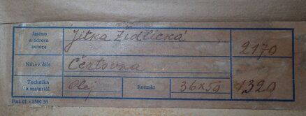 PRAHA ČERTOVKA - ŽIDLICKÁ JITKA