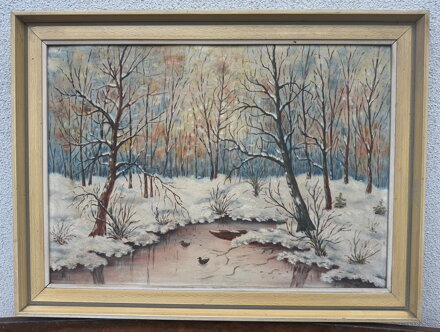 ZIMA U POTOKA - SIGNOVÁN