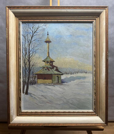 ZVONIČKA PUSTEVNY V ZIMĚ - SIGNOVÁN