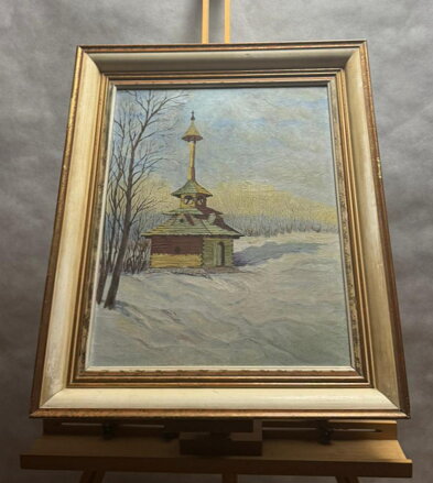 ZVONIČKA PUSTEVNY V ZIMĚ - SIGNOVÁN