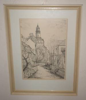 ZÁMEK ČESKÝ KRUMLOV - NEZNÁMÝ AUTOR