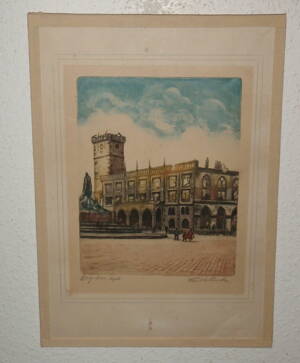 PRAHA - STAROMĚSTSKÁ RADNICE PO NÁLETU - WÄNKE EMIL