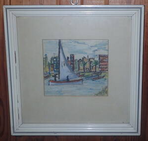 LOĎKA V PŘÍSTAVU - KAREŠ SLABÝ KAREL