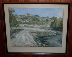 MEANDRUJÍCÍ ŘEKA POD VESNICÍ - SLABÝ KAREŠ KAREL