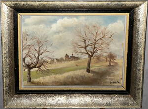 VES V PODZIMNÍ KRAJINĚ - SIGNOVÁN