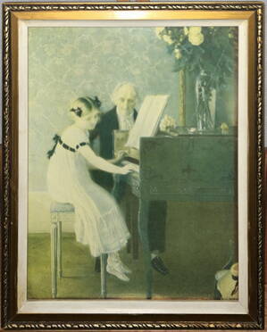 PRVNÍ HODINA KLAVÍRU - REPRODUKCE - MUENIER ALEXIS JULES