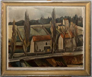 KRAJINA S TOPOLY - VLAMINCK DE MAURICE - REPRODUKCE