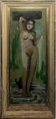 AKT STOJÍCÍ ŽENY - KRÁL