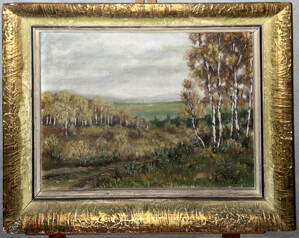 BŘÍZY U CESTY NA PODZIM - RŮŽIČKA