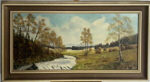 ŘÍČKA V KRAJINĚ - SIGNOVÁN