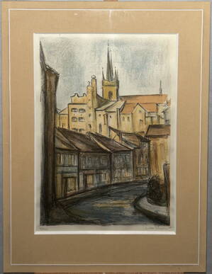 CHRUDIM, ULIČKA K ŠIROKÝM SCHODŮM - ŽÁKOVÁ ŠTRUPOVÁ SVĚTLA