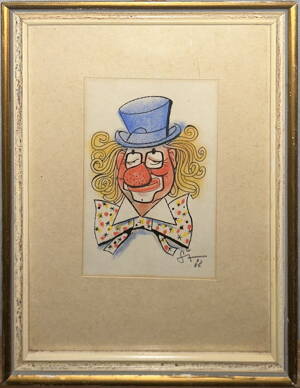 KLAUN S MODRÝM KLOBOUKEM - ŠTEMBERA OTAKAR