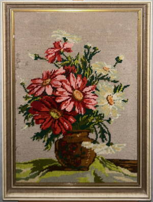 LETNÍ KYTICE - FRANCOUZSKÝ GOBELÍN - NEZNÁMÝ AUTOR